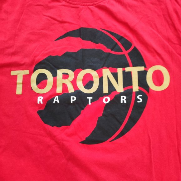 NBA Toronto Raptors red T-shirt men's size L - Picture 3 of 6